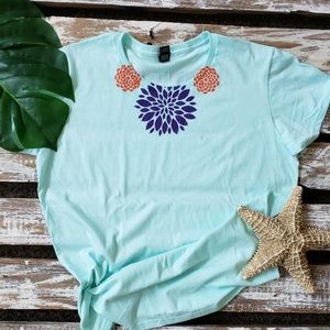 Womens Hand painted tshirt